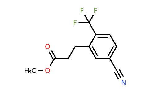 1805755-39-8 | Methyl 3-(5-cyano-2-(trifluoromethyl)phenyl)propanoate