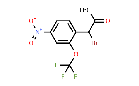 1805755-47-8 | 1-Bromo-1-(4-nitro-2-(trifluoromethoxy)phenyl)propan-2-one
