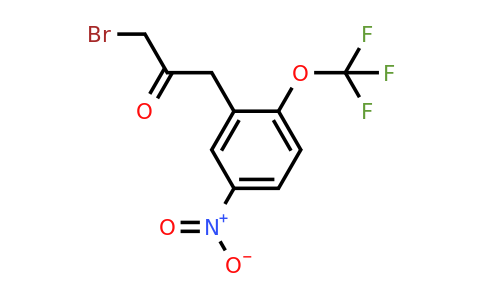 1805755-53-6 | 1-Bromo-3-(5-nitro-2-(trifluoromethoxy)phenyl)propan-2-one