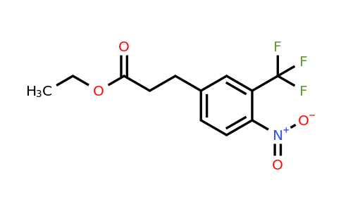 1805755-72-9 | Ethyl 3-(4-nitro-3-(trifluoromethyl)phenyl)propanoate