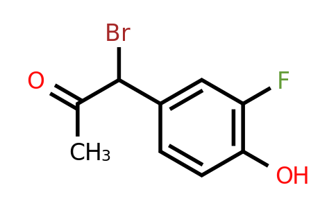 1805755-76-3 | 1-Bromo-1-(3-fluoro-4-hydroxyphenyl)propan-2-one