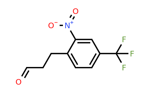 1805755-87-6 | 3-(2-Nitro-4-(trifluoromethyl)phenyl)propanal