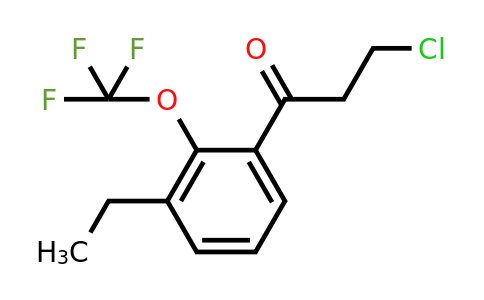 3-Chloro-1-(3-ethyl-2-(trifluoromethoxy)phenyl)propan-1-one