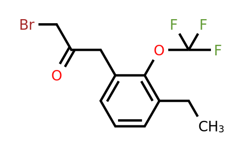 1805756-45-9 | 1-Bromo-3-(3-ethyl-2-(trifluoromethoxy)phenyl)propan-2-one