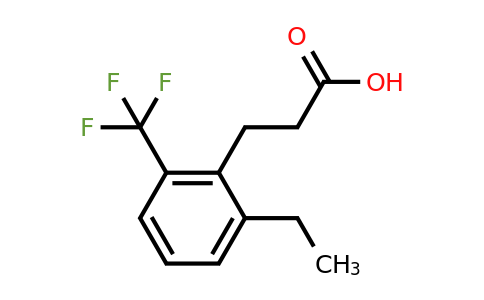 1805756-56-2 | 3-(2-Ethyl-6-(trifluoromethyl)phenyl)propanoic acid