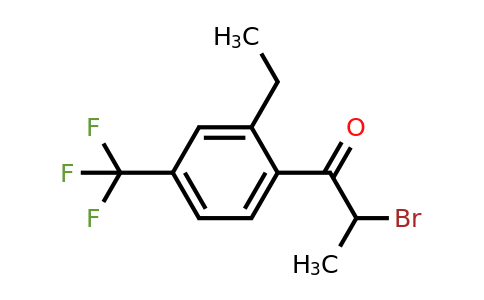 1805756-80-2 | 2-Bromo-1-(2-ethyl-4-(trifluoromethyl)phenyl)propan-1-one