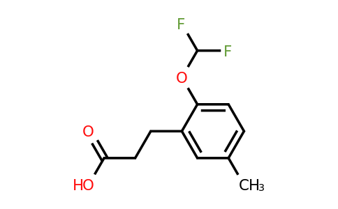 1805757-93-0 | 2-(Difluoromethoxy)-5-methylphenylpropanoic acid
