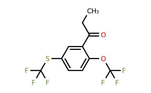 1805758-03-5 | 1-(2-(Trifluoromethoxy)-5-(trifluoromethylthio)phenyl)propan-1-one