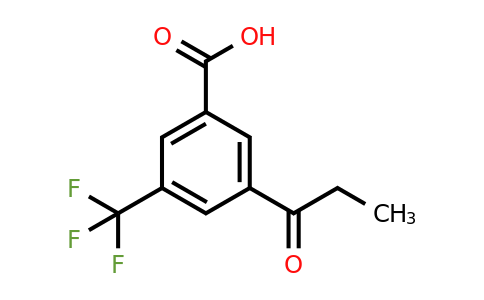 1805758-05-7 | 3-Propionyl-5-(trifluoromethyl)benzoic acid