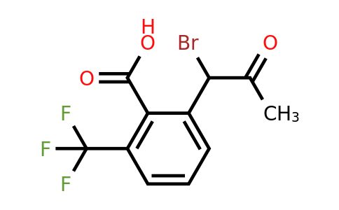 1805758-16-0 | 2-(1-Bromo-2-oxopropyl)-6-(trifluoromethyl)benzoic acid