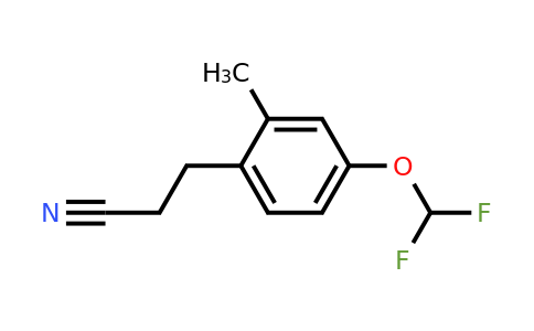 1805758-18-2 | 4-(Difluoromethoxy)-2-methylphenylpropanenitrile