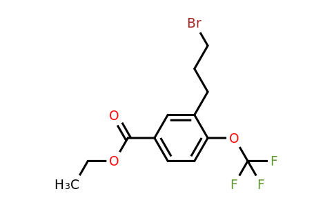 1805758-23-9 | Ethyl 3-(3-bromopropyl)-4-(trifluoromethoxy)benzoate