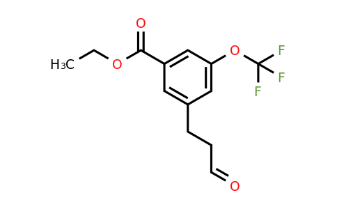 1805758-41-1 | Ethyl 3-(3-oxopropyl)-5-(trifluoromethoxy)benzoate