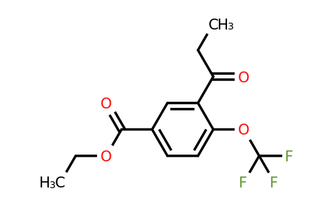 1805758-47-7 | Ethyl 3-propionyl-4-(trifluoromethoxy)benzoate