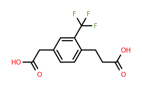 1805758-51-3 | 4-(2-Carboxyethyl)-3-(trifluoromethyl)phenylacetic acid