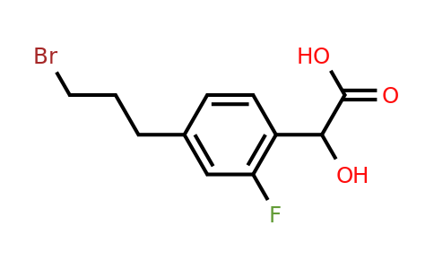1805758-58-0 | 4-(3-Bromopropyl)-2-fluoromandelic acid