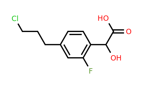 1805758-72-8 | 4-(3-Chloropropyl)-2-fluoromandelic acid