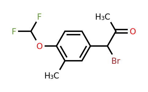 1805758-76-2 | 1-Bromo-1-(4-(difluoromethoxy)-3-methylphenyl)propan-2-one