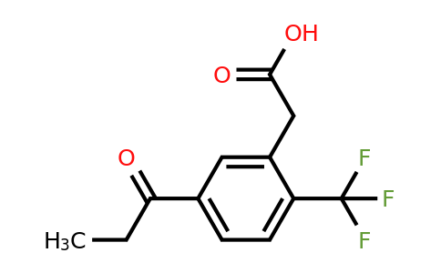 1805758-87-5 | 5-Propionyl-2-(trifluoromethyl)phenylacetic acid