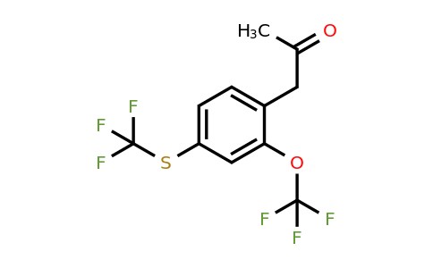 1805758-95-5 | 1-(2-(Trifluoromethoxy)-4-(trifluoromethylthio)phenyl)propan-2-one