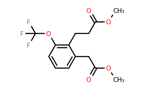 1805758-96-6 | Methyl 2-(3-methoxy-3-oxopropyl)-3-(trifluoromethoxy)phenylacetate