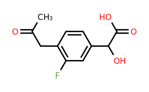 1805759-12-9 | 3-Fluoro-4-(2-oxopropyl)mandelic acid