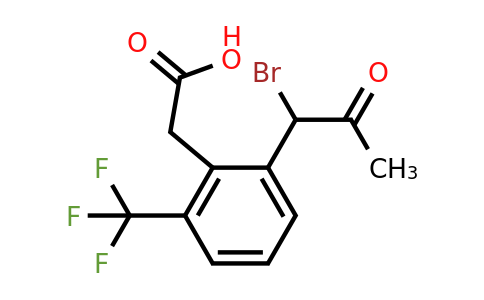 1805759-29-8 | 2-(1-Bromo-2-oxopropyl)-6-(trifluoromethyl)phenylacetic acid