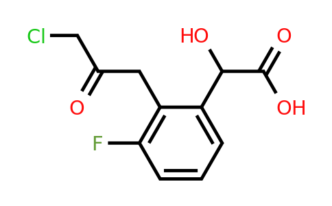 1805759-36-7 | 2-(3-Chloro-2-oxopropyl)-3-fluoromandelic acid