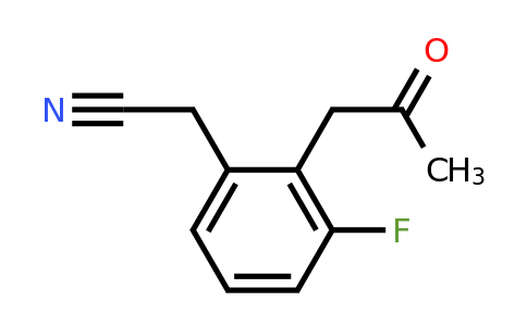 1805759-43-6 | 3-Fluoro-2-(2-oxopropyl)phenylacetonitrile