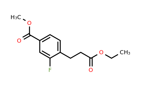 1805759-62-9 | Methyl 4-(3-ethoxy-3-oxopropyl)-3-fluorobenzoate