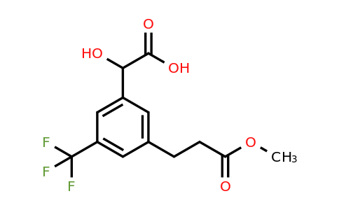 1805759-77-6 | 3-(3-Methoxy-3-oxopropyl)-5-(trifluoromethyl)mandelic acid
