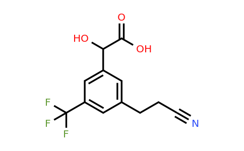 1805759-90-3 | 3-(2-Cyanoethyl)-5-(trifluoromethyl)mandelic acid