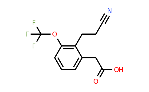 1805760-10-4 | 2-(2-Cyanoethyl)-3-(trifluoromethoxy)phenylacetic acid
