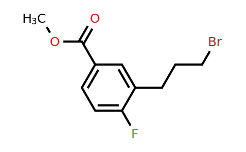 1805760-12-6 | Methyl 3-(3-bromopropyl)-4-fluorobenzoate