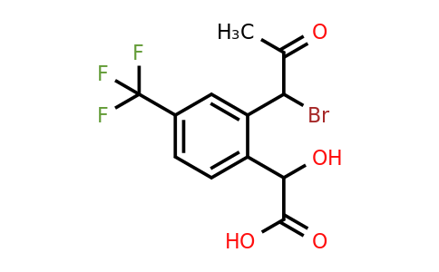 1805760-13-7 | 2-(1-Bromo-2-oxopropyl)-4-(trifluoromethyl)mandelic acid