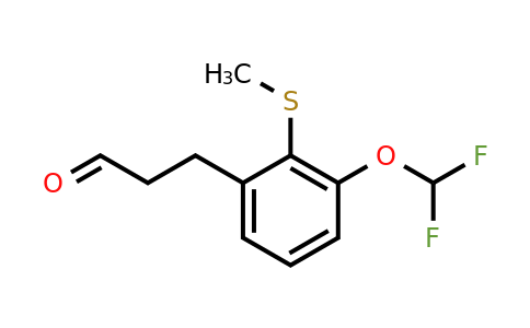 1805760-37-5 | 3-(3-(Difluoromethoxy)-2-(methylthio)phenyl)propanal
