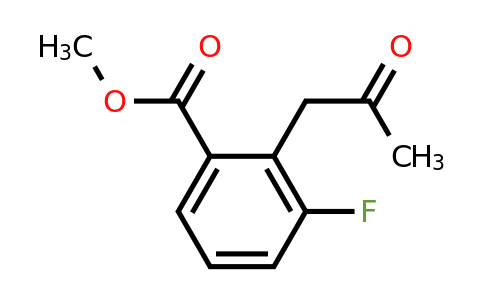 1805760-62-6 | Methyl 3-fluoro-2-(2-oxopropyl)benzoate