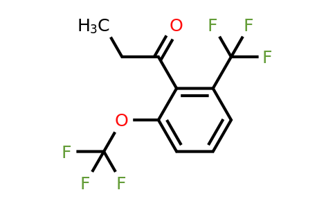 1805760-70-6 | 1-(2-(Trifluoromethoxy)-6-(trifluoromethyl)phenyl)propan-1-one