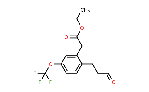 1805760-75-1 | Ethyl 2-(3-oxopropyl)-5-(trifluoromethoxy)phenylacetate