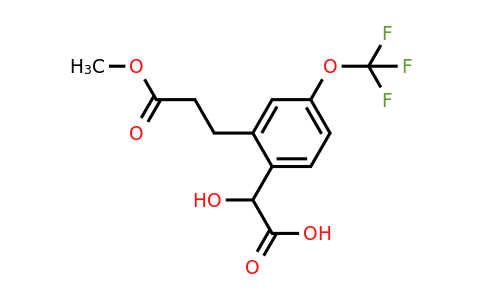 1805760-77-3 | 2-(3-Methoxy-3-oxopropyl)-4-(trifluoromethoxy)mandelic acid