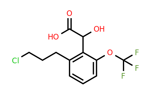 1805760-82-0 | 2-(3-Chloropropyl)-6-(trifluoromethoxy)mandelic acid