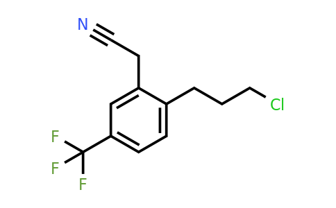 1805760-85-3 | 2-(3-Chloropropyl)-5-(trifluoromethyl)phenylacetonitrile