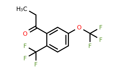 1805760-87-5 | 1-(5-(Trifluoromethoxy)-2-(trifluoromethyl)phenyl)propan-1-one