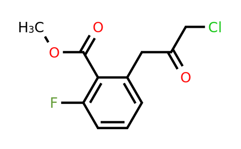1805760-91-1 | Methyl 2-(3-chloro-2-oxopropyl)-6-fluorobenzoate