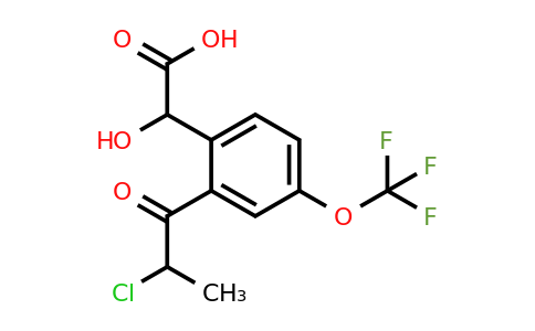1805760-96-6 | 2-(2-Chloropropanoyl)-4-(trifluoromethoxy)mandelic acid