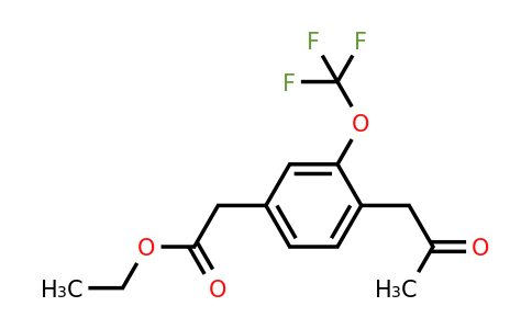 1805760-97-7 | Ethyl 4-(2-oxopropyl)-3-(trifluoromethoxy)phenylacetate