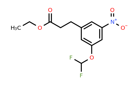 1805760-99-9 | Ethyl 3-(difluoromethoxy)-5-nitrophenylpropanoate