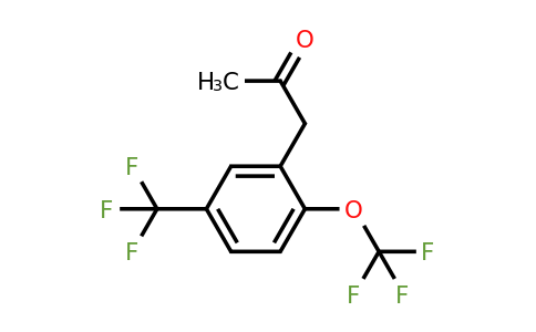 1805761-10-7 | 1-(2-(Trifluoromethoxy)-5-(trifluoromethyl)phenyl)propan-2-one