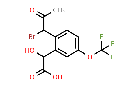1805761-22-1 | 2-(1-Bromo-2-oxopropyl)-5-(trifluoromethoxy)mandelic acid