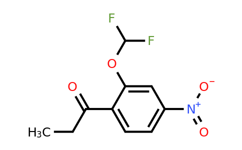 1805761-27-6 | 1-(2-(Difluoromethoxy)-4-nitrophenyl)propan-1-one